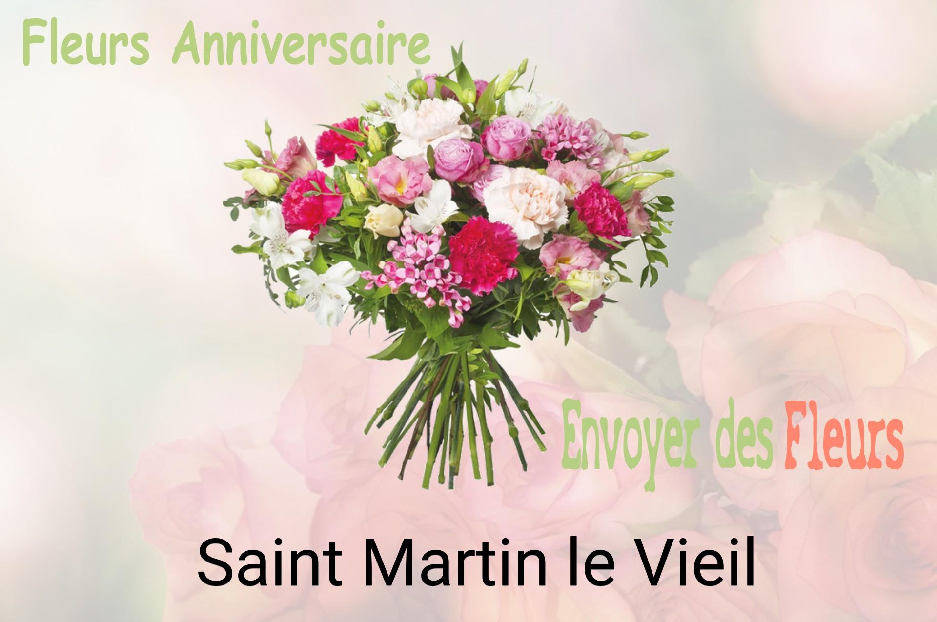Bouquet de fleurs d’anniversaire livré à Saint-Martin-le-Vieil