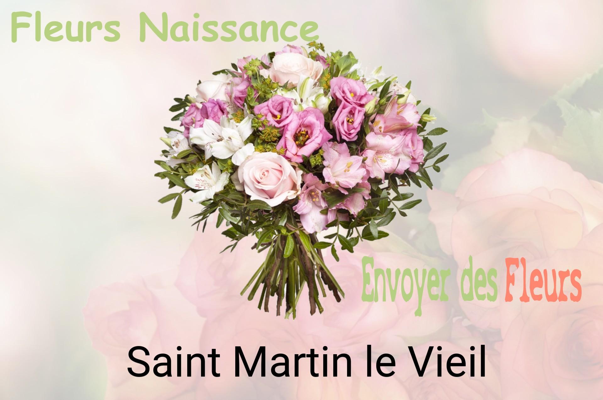 Bouquet de fleurs de naissance livré à Saint-Martin-le-Vieil
